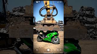“Hydraulic Press vs Ninja ZX-10R 🏍️ | AI Crush Experiment 😱”