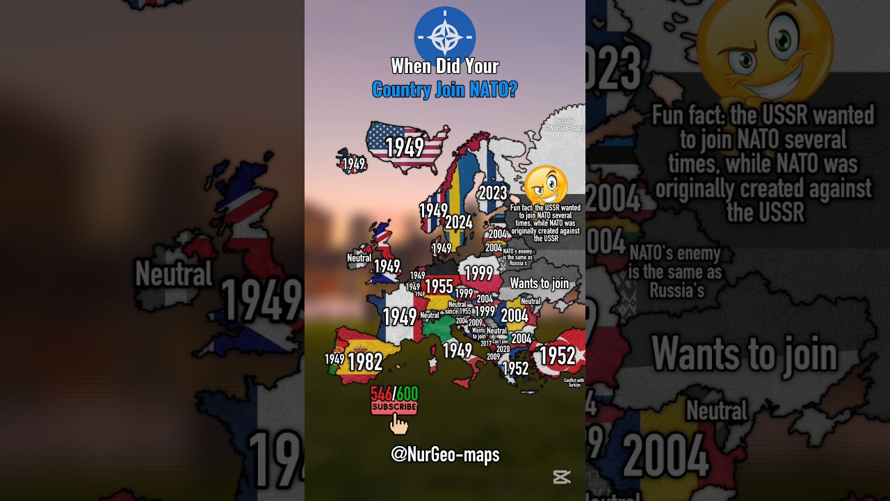 When did your country join NATO? 🏳️ 