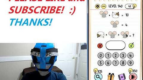 BRAIN TEST LEVEL 140 WALKTHROUGH WITH ANSWERS