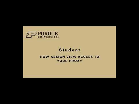 Purdue Proxy - assigning views