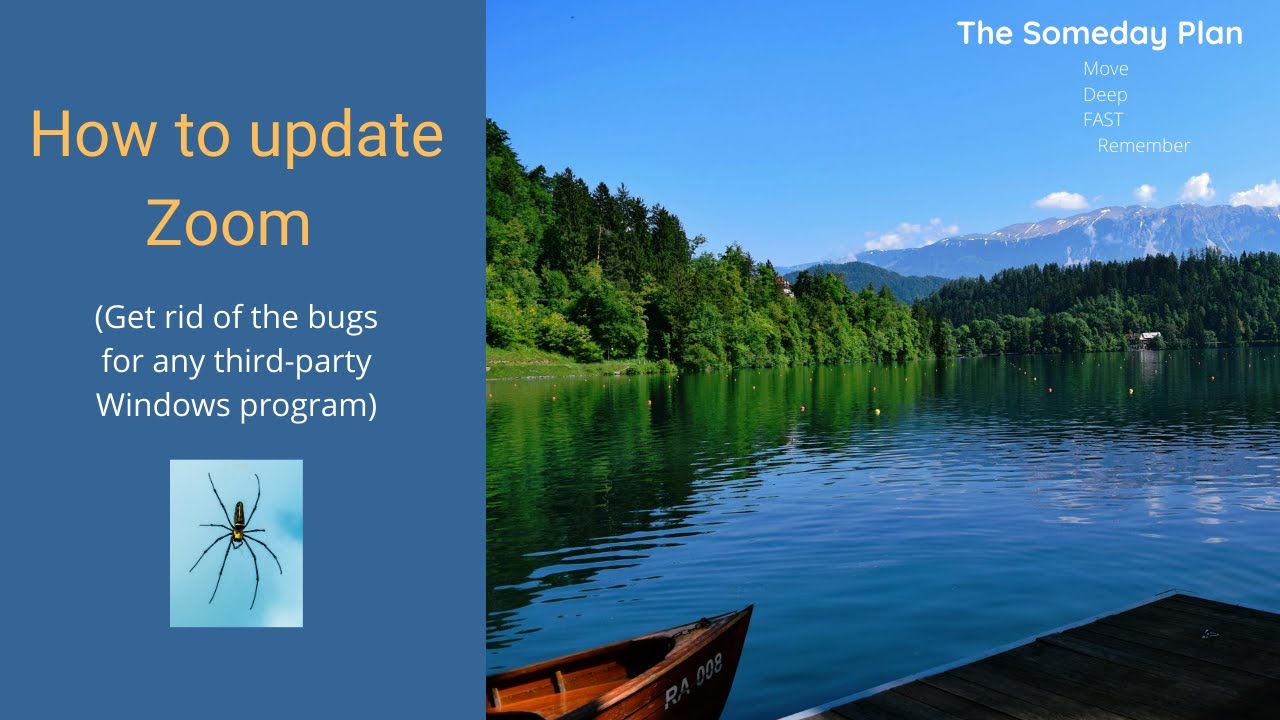 Fix Zoom Problems - Updating Programs