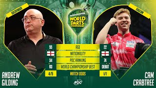 Andrew Gilding vs Cameron Crabtree • World Championship 2026 Last 128 (London) ITA