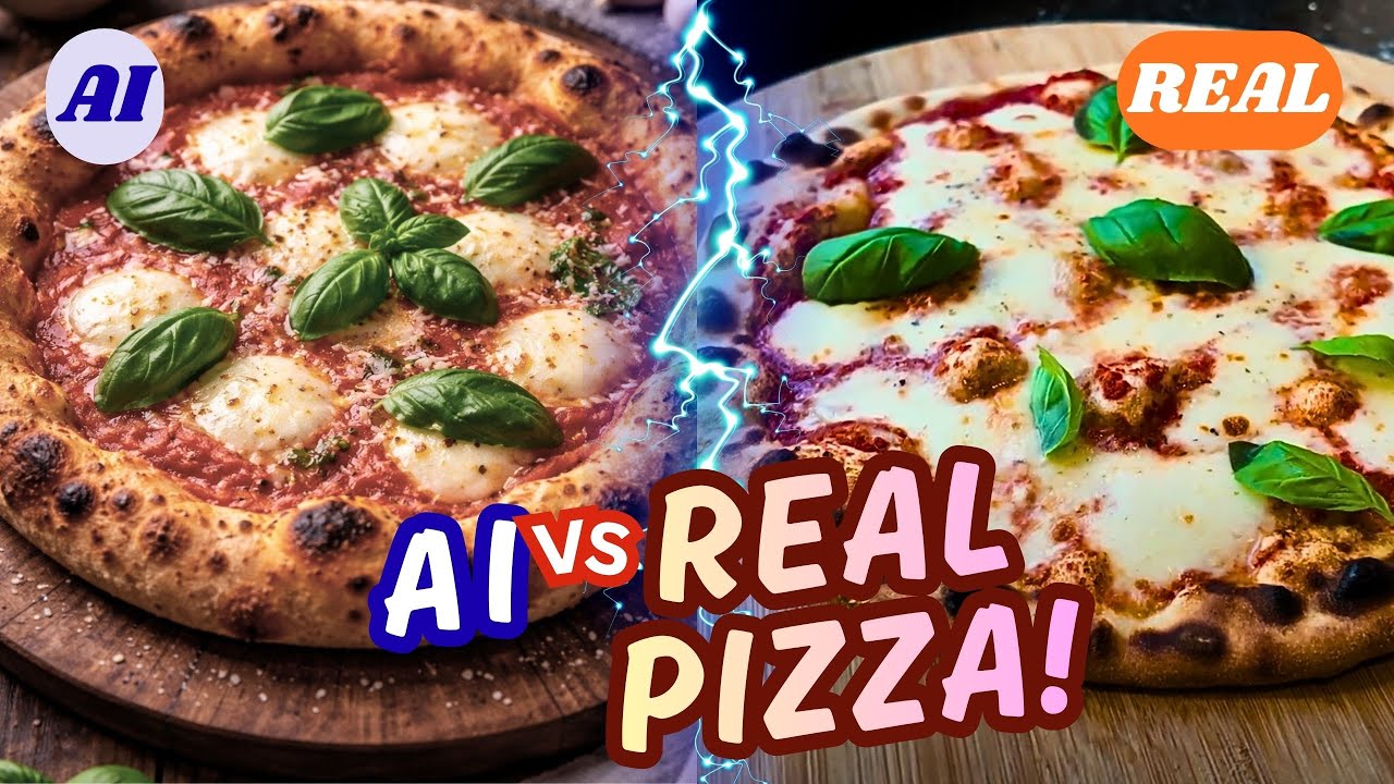 AI Pizza vs Real Pizza | The Future of Food Content on YouTube