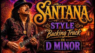 Santana Style Backing Track in D Minor | Sacred Journey | Backing Track For Guitar