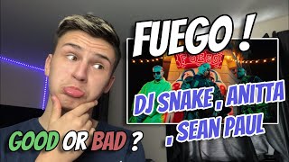 DJ Snake, Sean Paul, Anitta - Fuego ft. Tainy | 🇬🇧UK Reaction/Review