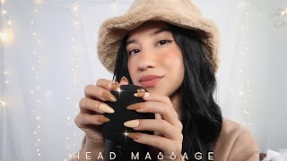 ASMR Head Massage & Affirmations ~Everything will be okay~ Sleep ,Relax, Stress Relief