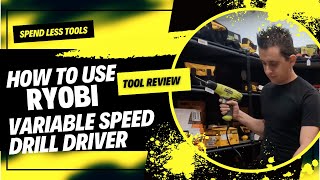 How To Use Ryobi 5.5 Amp 38 Corded Drill Driver