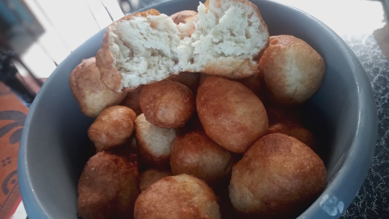 easy way to make magwinya with only Salt sugar and flour YouTube