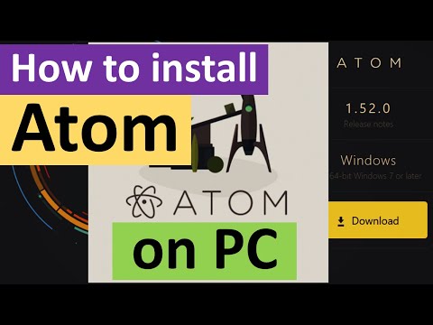 How to Download and Install Atom Editor on PC