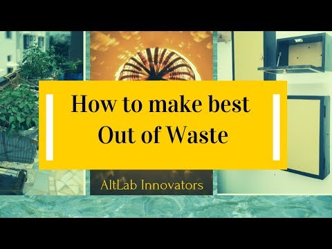 How to make best out of waste #interior design #product design # up-cycling