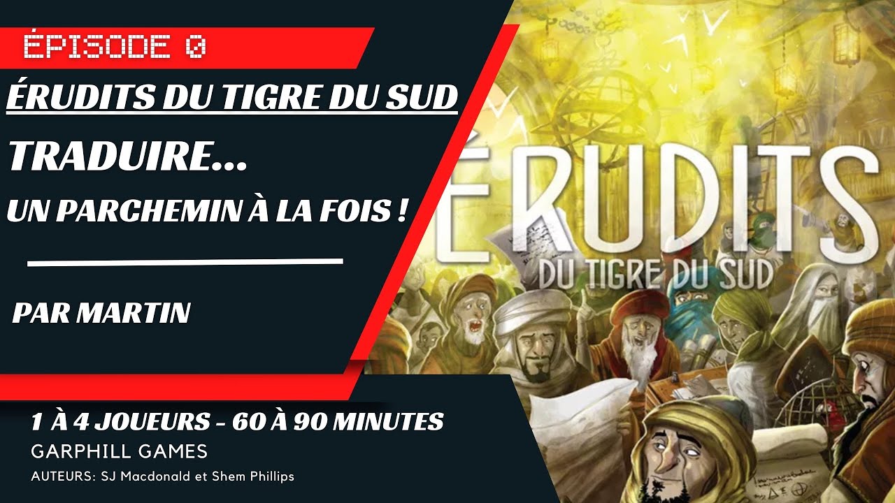 Session de jeu en solo des Érudits du Tigre du Sud - Épisode 0