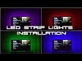 How to install LED strip lights behind the TV | Love, LoveJoy