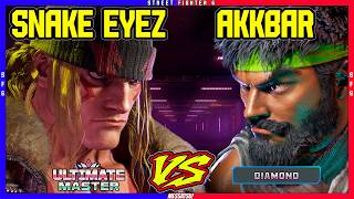 Sf6 Snake Eyez Alex Vs Akkbar Ryumessatsuスト6Street Fighter 6