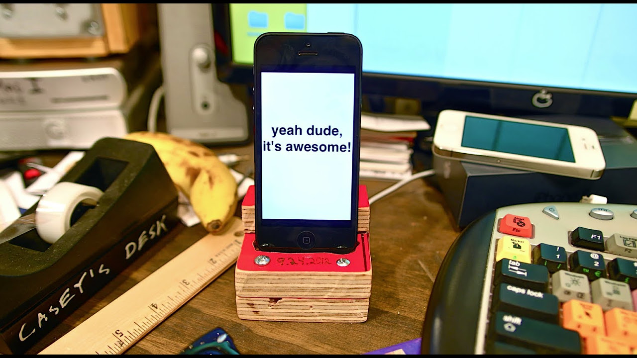 Build an iPhone 5 dock for  1