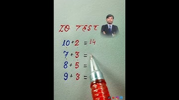 IQ TEST 🔥 ONLY FOR GINUS 😱 #unstoapablestudy0111 #iqtest #mathpuzzle #braintestsolution