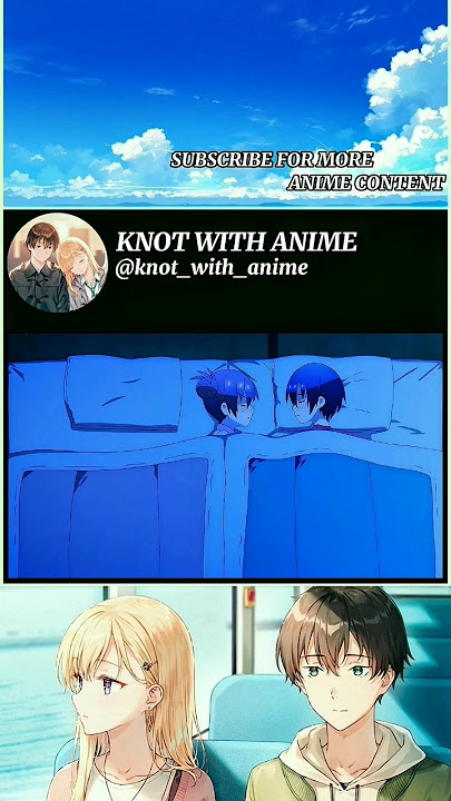 Bro want a good night kiss ❣️✨ | Tonikawa: Over The Moon For You | #anime #animeedit #shorts