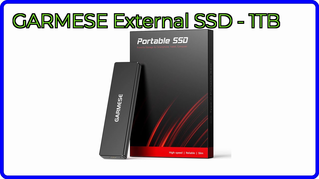 REVIEW (2025): GARMESE External SSD - 1TB. ESSENTIAL details.