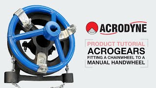 FITTING AN ACROGEARS CHAINWHEEL TO A MANUAL GEARBOX HANDWHEEL