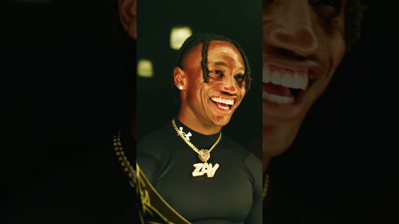 Zay Flowers — On Set