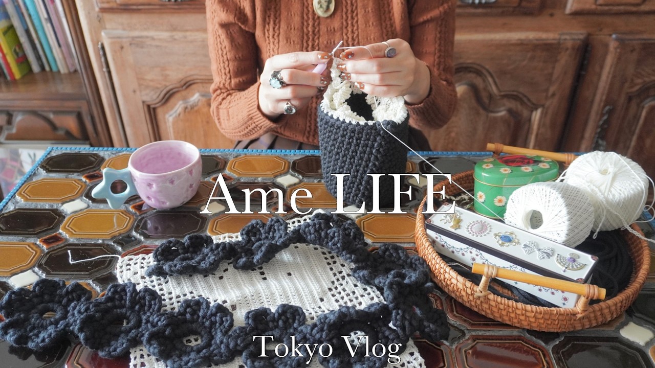 Видеоблог | Осенние дни с вязаными крючком сумками и тыквенным хлебом |