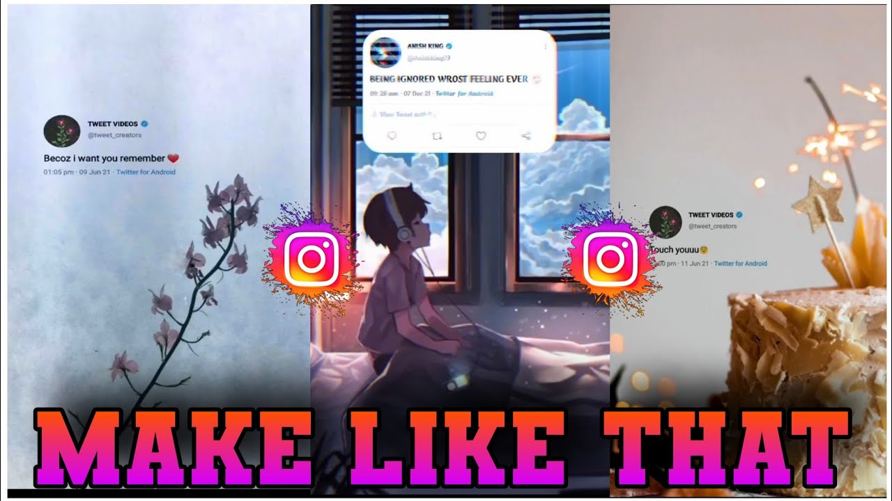 HOW TO CREAT TWEET REELS FOR INSTAGRAM (2021) | Viral Tweet Reels Kaise Banay ? Full tutorial