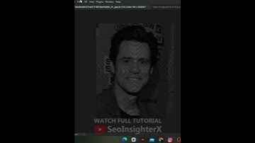 Halftone Pattern on Portrait - Photoshop Tutorial..