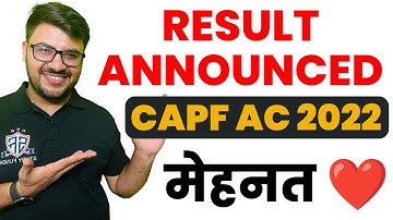 CAPF AC 2022 Final Result : We Rocked....