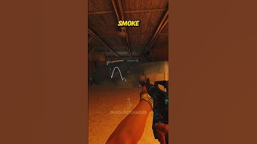 CT SPAWN SMOKE FROM LONG ON DUST 2 #shorts #cs2