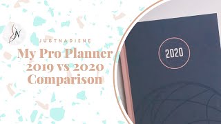My Pro Planner Comparison 2020 Vs 2019 Home Planning