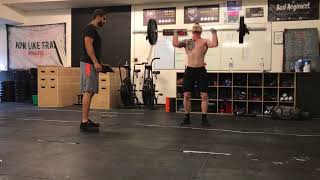 Mitchell Bellett Pound for pound wod 1 2018