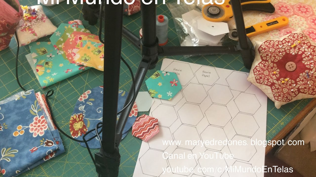 Serie de Hexies - Hexágonos Ingleses con Papel