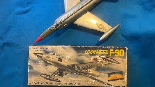 Aurora 1955 Lockheed F-90 Vintage Model Airplane Kit XF-90 Review Unboxing