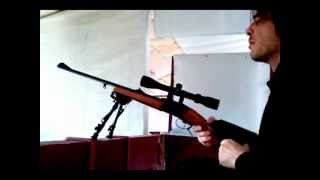 tir à la carabine de chasse basculante Baïkal IJ18 en 222 Remington tir à la carabine de chasse basculante Baïkal IJ18 en 222 Remington