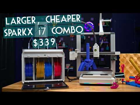 LARGER, CHEAPER - SparkX i7 Powered by Creality