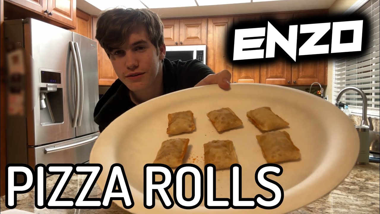 Enzo Makes Pizza Rolls
