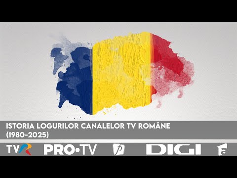 🇷🇴 History of Romanian TV channel logos (1980-2025)