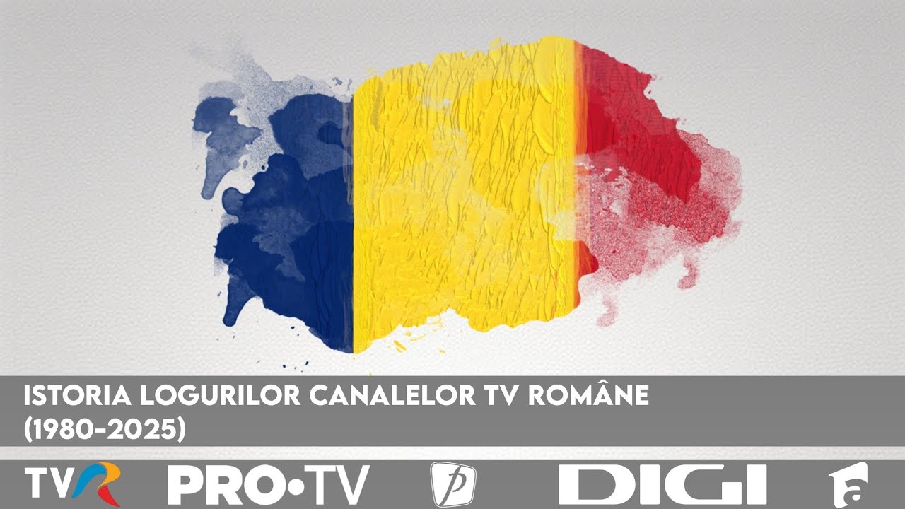 🇷🇴 Romanian TV channels logos history (since 1980)