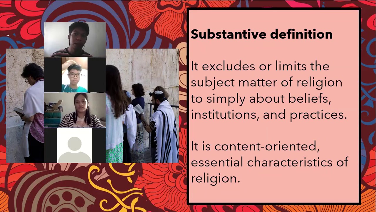 Definitions of Religion