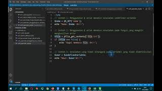 Solusi dan analisa error Warning Undefined variable    PHP Programming