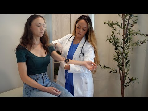 ASMR Cranial Nerve Exam, Hammer Reflex Testing & Full Neurological Assessment Unintentional Roleplay