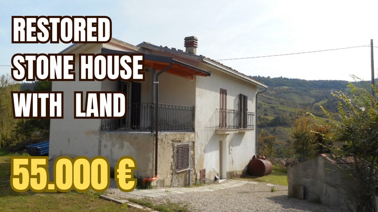 Restored stone house with land. Roccascalegna.