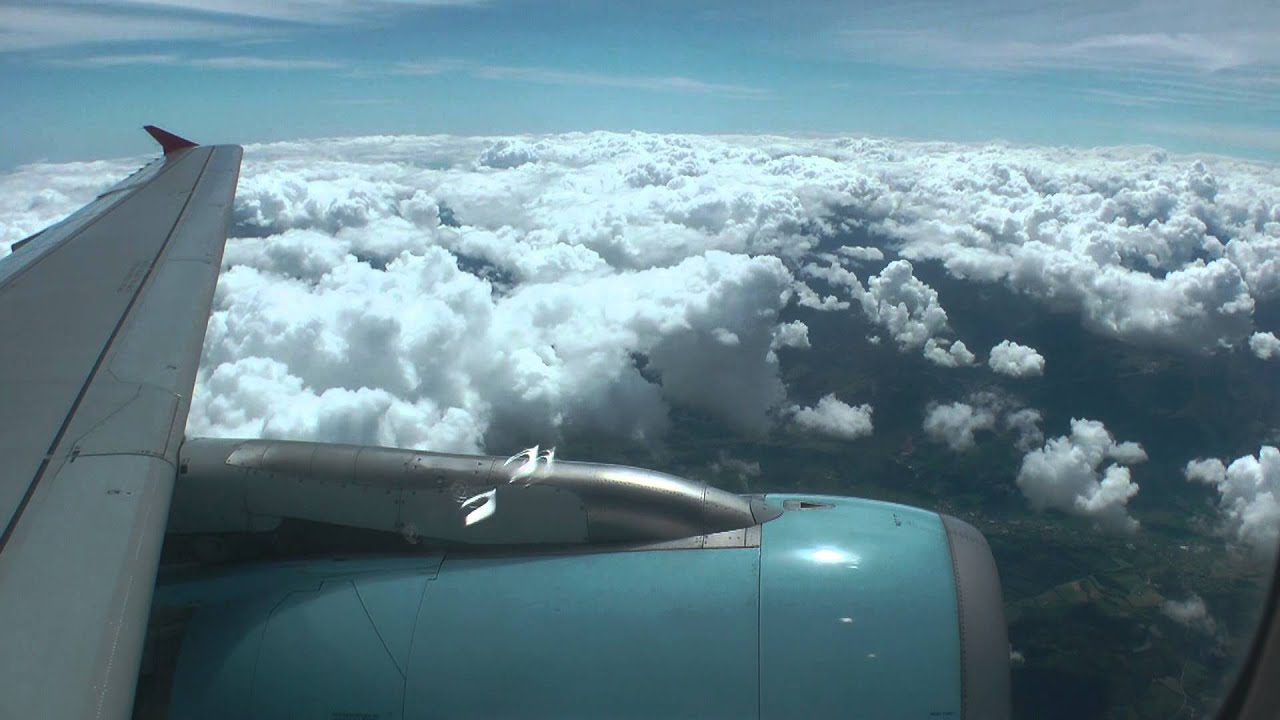 A319 Austrian Airlines in flight Vienna - Frankfurt