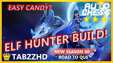 AUTO CHESS ELF HUNTER BUILD | AGAINST IMBA ASSASSIN & MAGE!