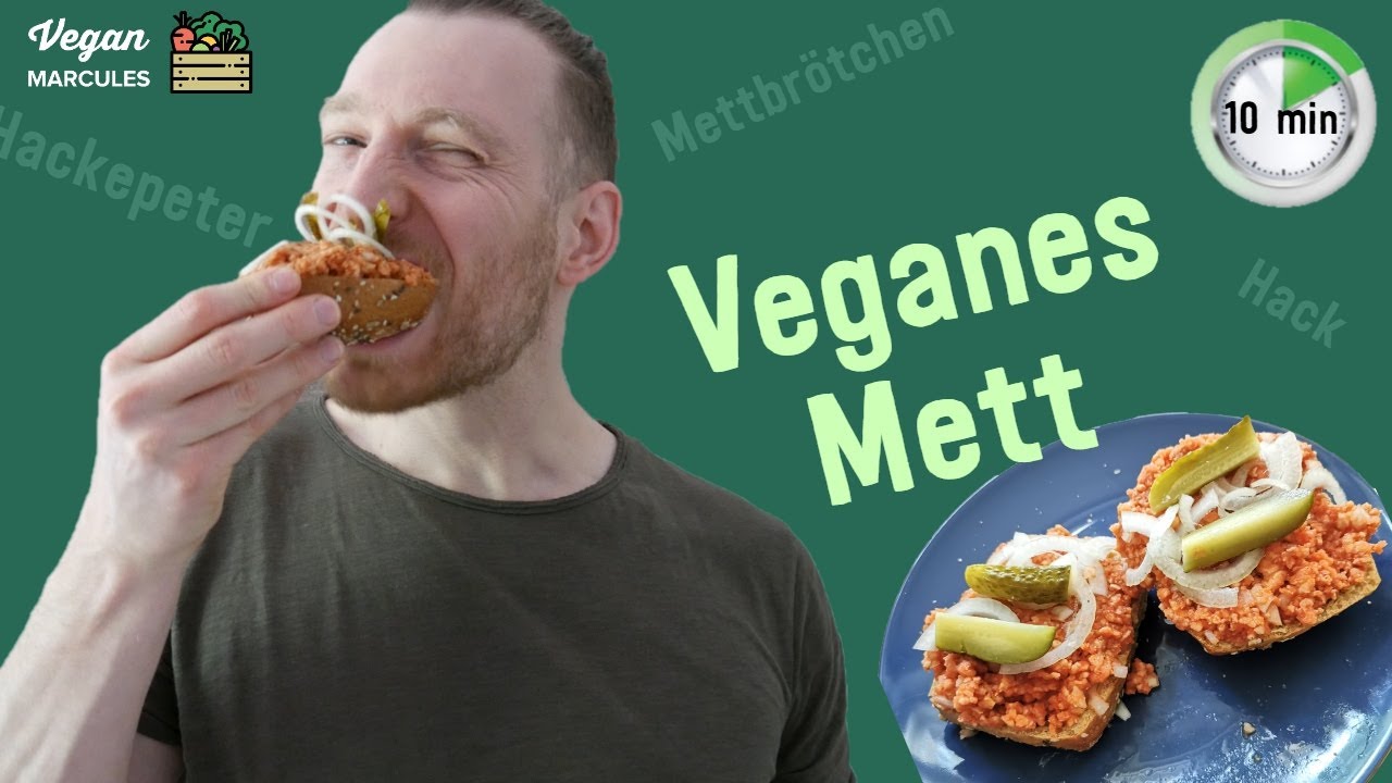 Veganes Mett in 10 min - schnell und super lecker! - YouTube