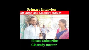 West Bengal Primary TET Interview Questions-2022| Part-5