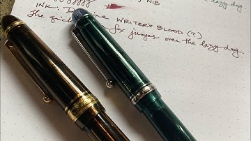 Pilot Custom 74 vs Custom 823 Fountain Pen (F Nib) Comparison Review
