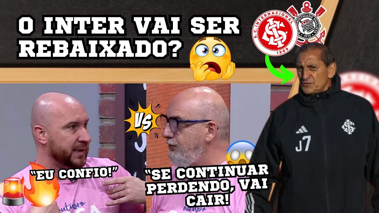 O INTER VAI SER REBAIXADO? | ERNST perde a PACIÊNCIA e fica MALUCO com ...