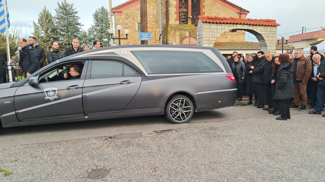 Σπαρακτικό αντίο κηδεία της 65χρονης Αγάπης Μπουνόβα θύμα ΒΙΟΛΑΝΤΑ Μεγαλοχώρι Τρικάλων 29-1-2026