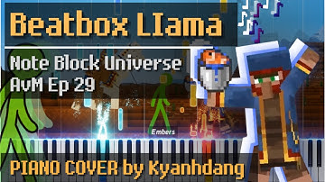 Beatbox LIama - Note Block Universe, AvM Ep 29 (Piano cover)