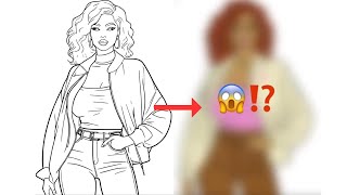 can I save this TERRIBLE coloring page ??? | WATCH THE TRANSFORMATION! | FU*CKED TO FIXED 1